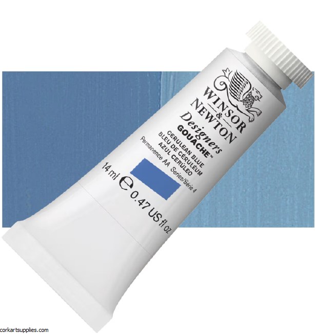 Designer Gouache 14ml Cerulean Blue