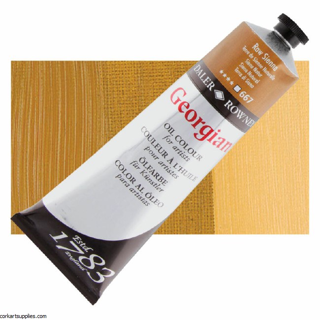 Georgian Oil Colour 225ml Raw Sienna