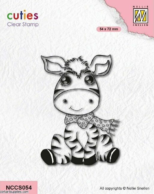 Cuties Clear Stamps Zebra