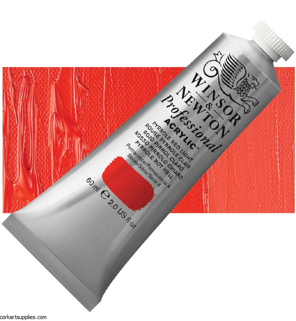 Pyrrole Red Light 60ml Artists' Acrylic Winsor & Newton