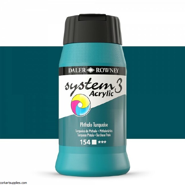 System 3 500ml Phthalo Turquoise