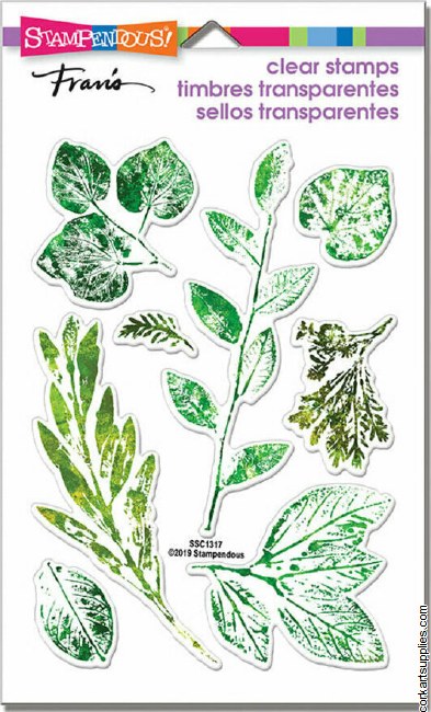 Stampendous Leafy Imprint Perfectly Clear Stamps