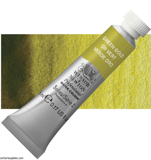 Artists Watercolour 5ml Green Gold