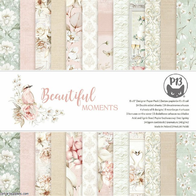 P13 Beautiful Moments 6x6 Inch Paper Pad
