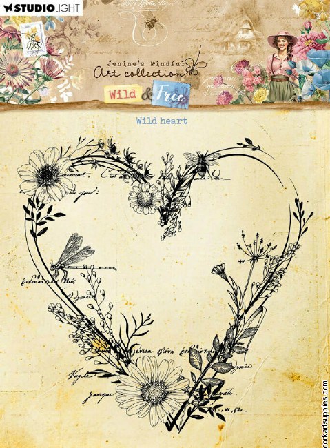 Wild & Free Clear Stamp Wild Heart