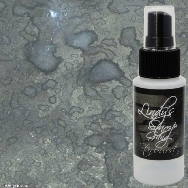Lindy's Stamp Gang Starburst Spray 2oz Bottle Black Orchid Silver
