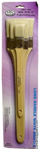 Hog Long Handle Flat Assorted 3 Pack