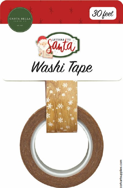 Carta Bella Washi Tape Woodgrain Snow