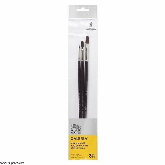 Galeria Long Handle Brush Wallet 3 Pack