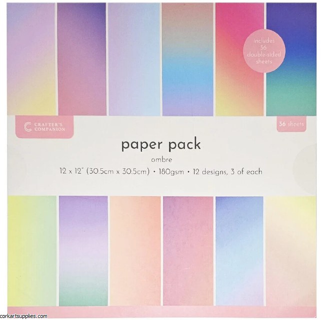 Ombre 12x12 Inch Paper Pack
