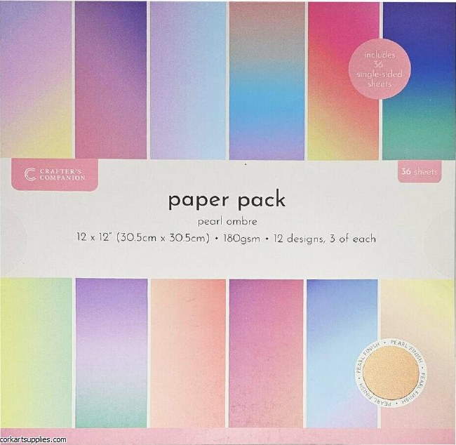 Pearl Ombre 12x12 Inch Paper Pad