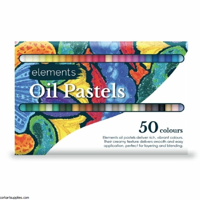 Oil Pastel 50pk Elements