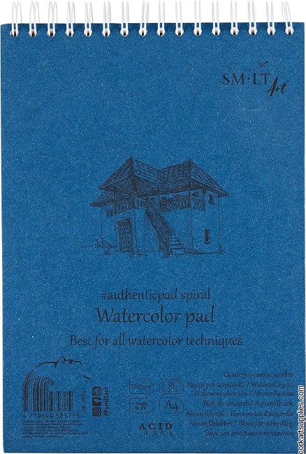 SM-LT Pad Spiral Watercolor A4