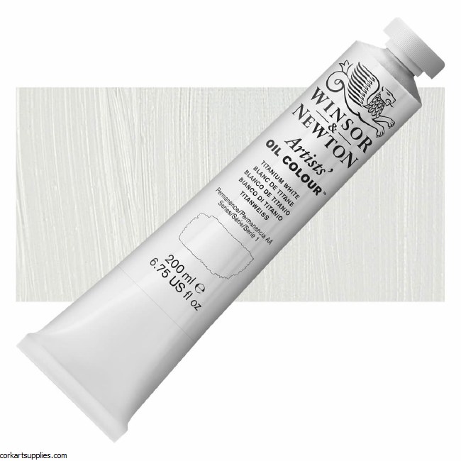 Winsor & Newton Artists Oil 200ml Titanium White