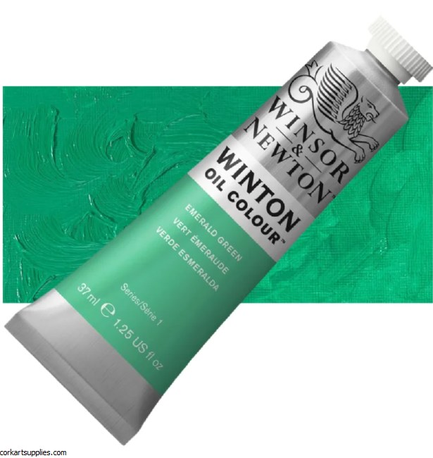 Winton Oil Colour 37ml Emerald Green