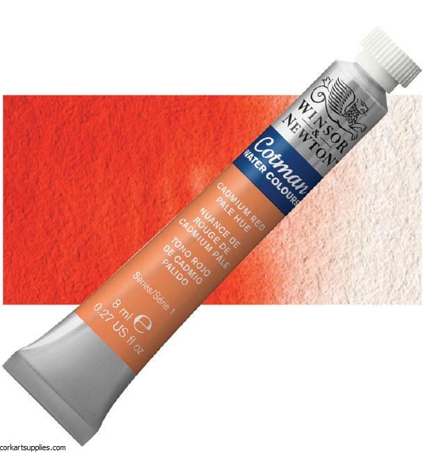 Cotman Watercolour 8ml Cadmium Red Pale (Hue)