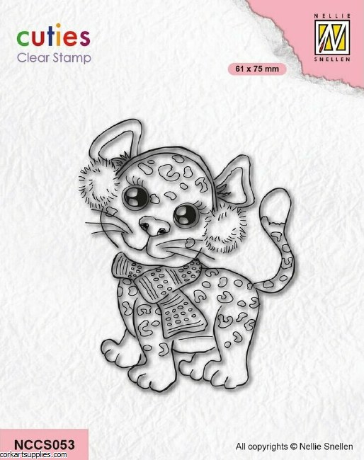 Cuties Clear Stamps Cheetah