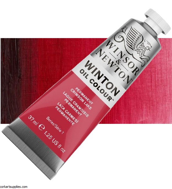 Winton Oil Colour 37ml Permanent Crimson Lake