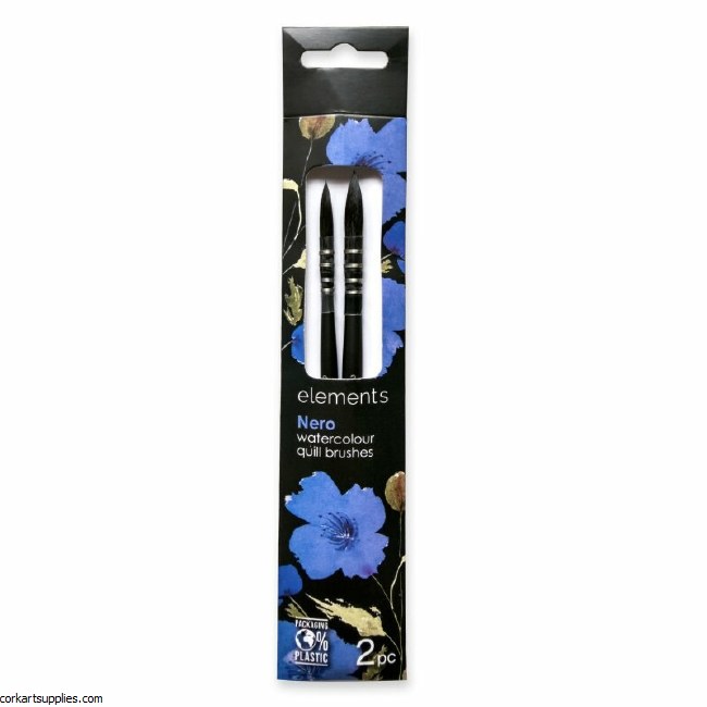 Elements Quill Brush 2pk