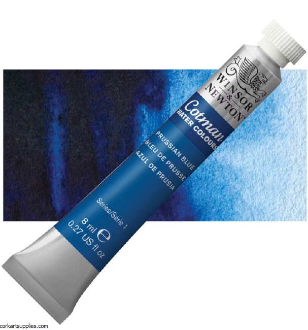 Cotman Watercolour 8ml Prussian Blue
