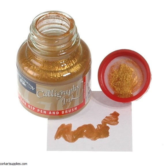 Calligraphy Ink 30ml Gold (Metallic)