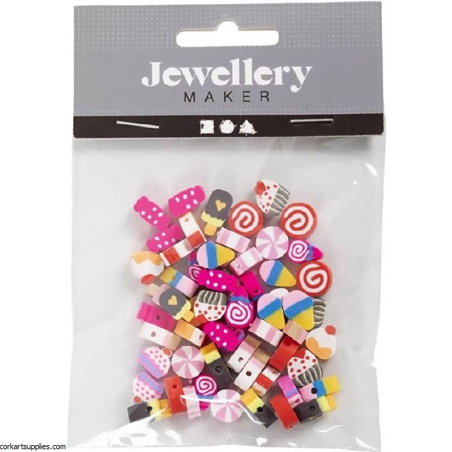Beads Clay Candy 10mm 60pk