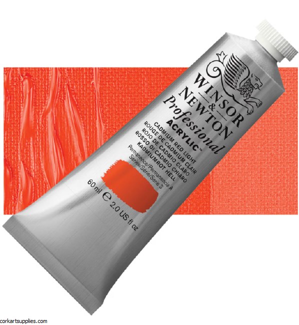 Cadmium Red Light 60ml Artists' Acrylic Winsor & Newton