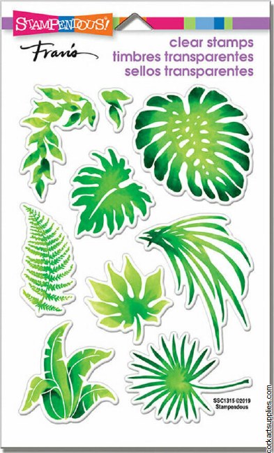 Stampendous Jungle Greenery Perfectly Clear Stamps