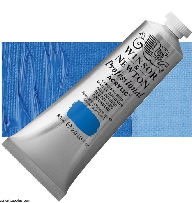 Cerulean Blue 60ml Artists' Acrylic Winsor & Newton