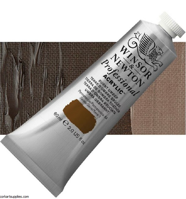 Burnt Umber 60ml Artists' Acrylic Winsor & Newton