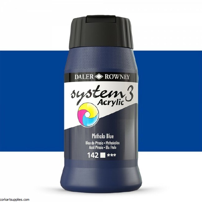 System 3 500ml Phthalo Blue