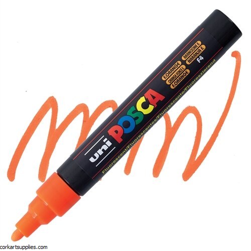 Posca PC-5M 2.5mm Fluorescent Orange