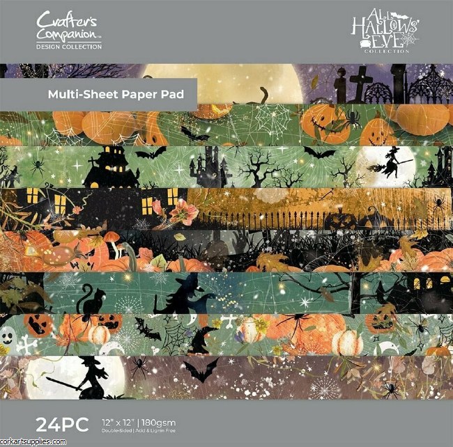 Crafter's Companion All Hallows Eve 12x12 Inch Paper Pad