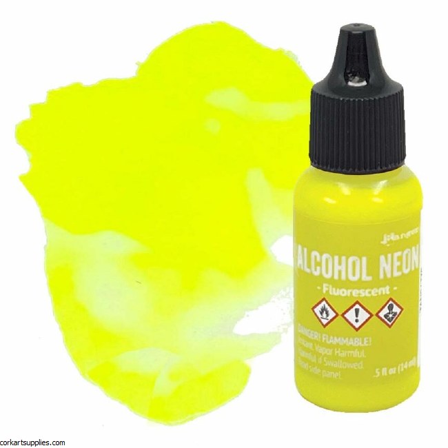 Alcohol Ink 14ml Neon Yellow
