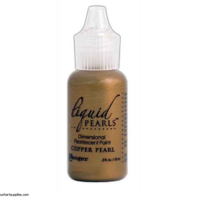 Ranger Liquid Pearls Glue 15ml Bottle Copper Pearl Ranger Liquid Pearls Glue 15ml Bottle Copper Pearl