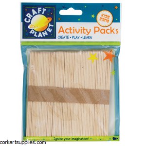 Lolly Sticks 50pk Natural 114x10x2mm Lolly Sticks 50pk Natural 114x10x2mm