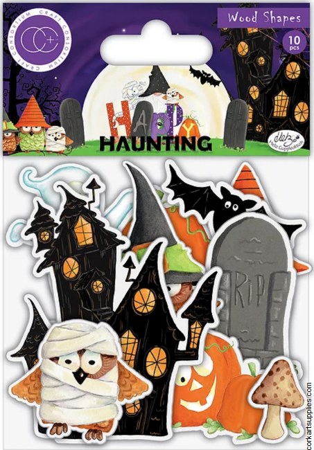 Craft Consortium Happy Haunting Wood Shapes Craft Consortium Happy Haunting Wood Shapes