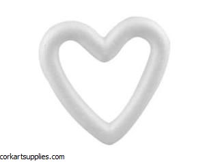 Polystyrene Heart Ring 200mm