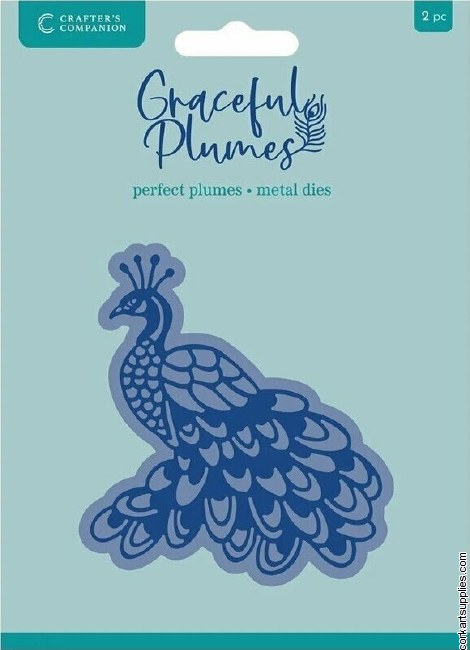 Crafter's Companion Graceful Plumes Metal Die Perfect Plumes