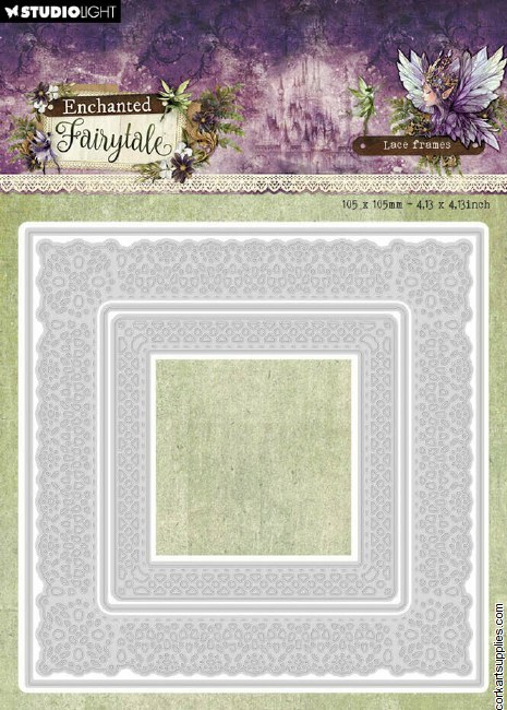 Studio Light Enchanted Fairytale Cutting Dies Lace Frames Square