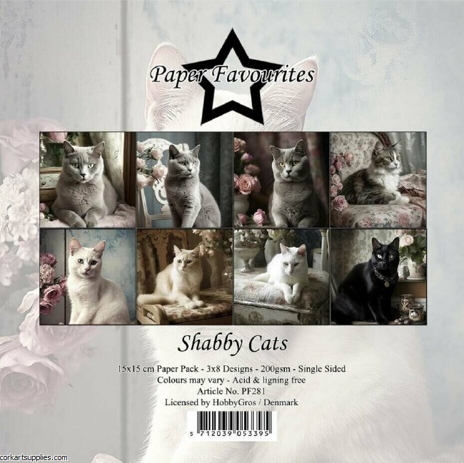 Paper Pk 6x6 Paper Favourites Shabby Cats