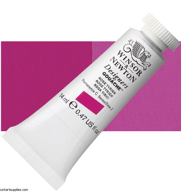Designer Gouache 14ml Rose Tyrien