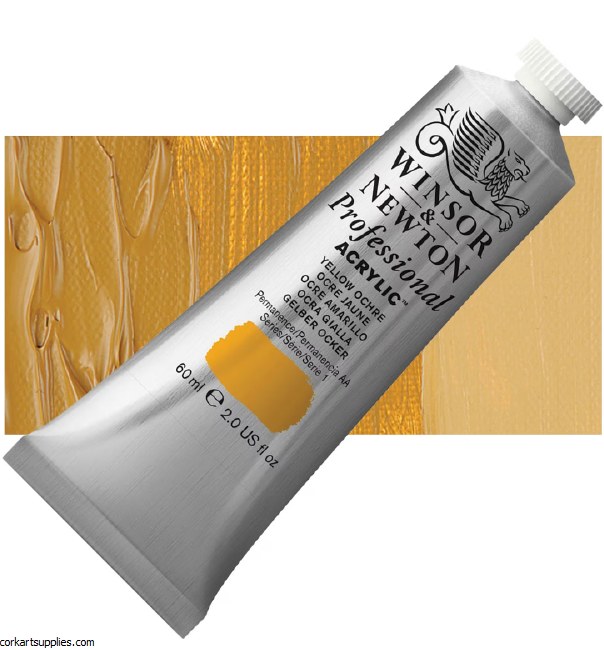 Yellow Ochre 60ml Artists' Acrylic Winsor & Newton