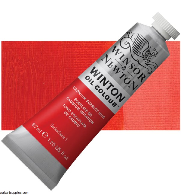 Winton Oil Colour 37ml Cadmium Scarlet Hue