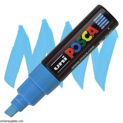 Posca PC-8K Broad 8mm Light Blue