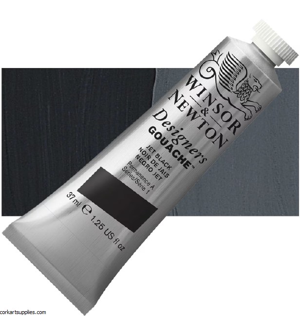 Designer Gouache 37ml Jet Black