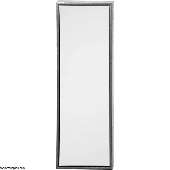 Silver Frame & Canvas 12x36