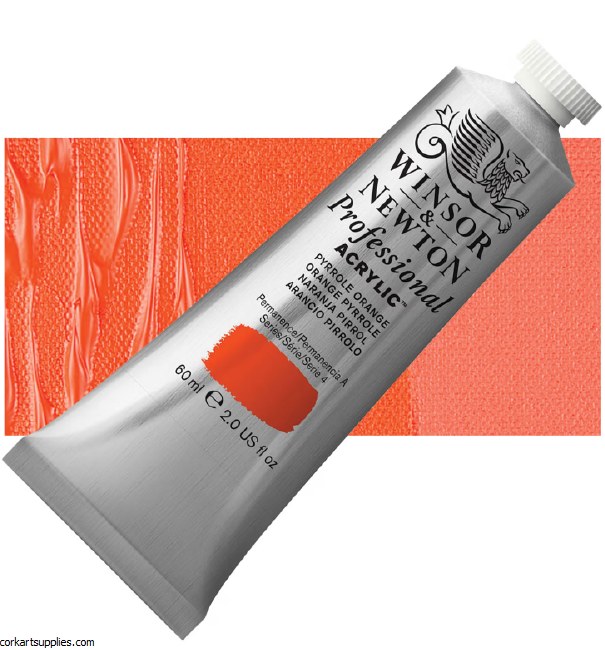 Pyrrole Orange 60ml Artists' Acrylic Winsor & Newton