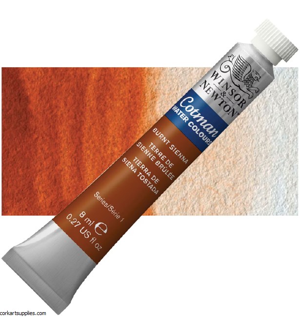 Cotman Watercolour 8ml Burnt Sienna