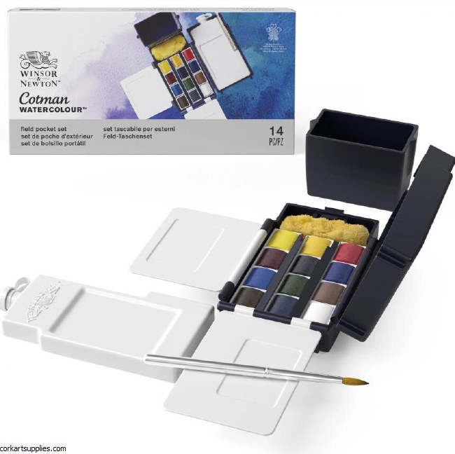 Winsor and Newton Cotman Watercolours Field Box 12 Half Pans Winsor and Newton Cotman Watercolours Field Box 12 Half Pans
